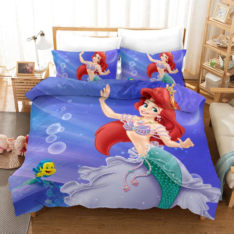 Mermaid 7 Duvet Cover and Pillowcase Set Bedding Set