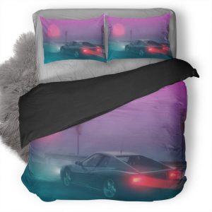 Miami Coast Tessabossa Sport Car B8 Duvet Cover and Pillowcase Set Bedding Set