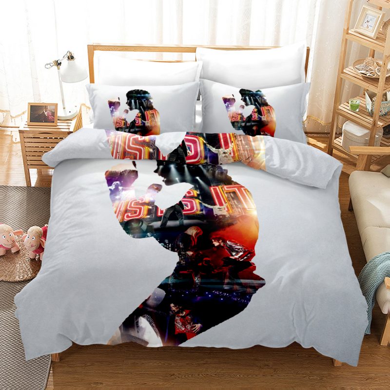 Michael Jackson 2 Duvet Cover and Pillowcase Set Bedding Set