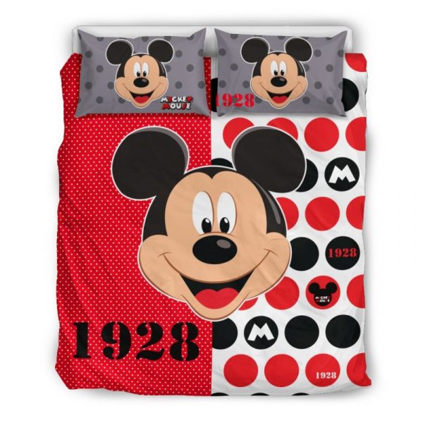 Mickey 1928 Duvet Cover and Pillowcase Set Bedding Set