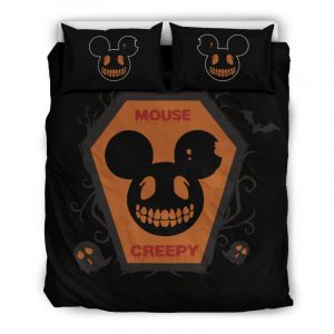 Mickey Creepy Duvet Cover and Pillowcase Set Bedding Set 924