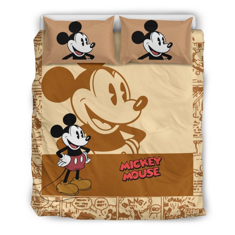 Mickey Disney 2226 Duvet Cover and Pillowcase Set Bedding Set