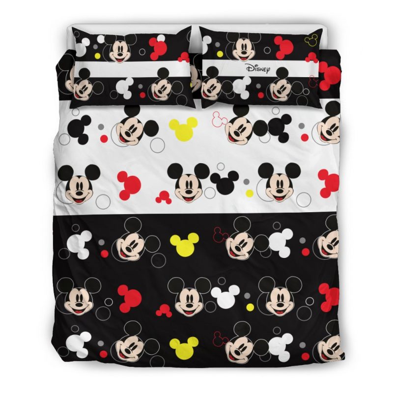 Mickey Disney 2229 Duvet Cover and Pillowcase Set Bedding Set