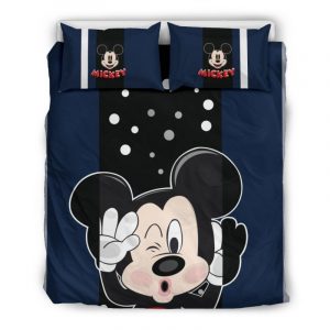 Mickey Disney 2231 Duvet Cover and Pillowcase Set Bedding Set