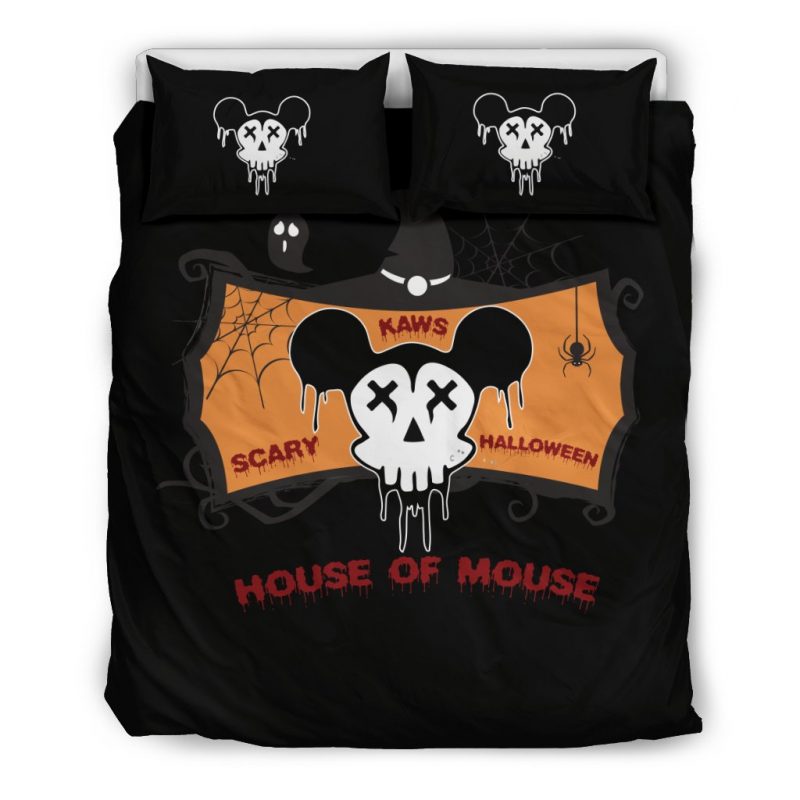 Mickey Halloween Duvet Cover and Pillowcase Set Bedding Set