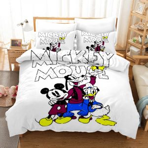 Mickey Mouse Duvet Cover and Pillowcase Set Bedding Set 822