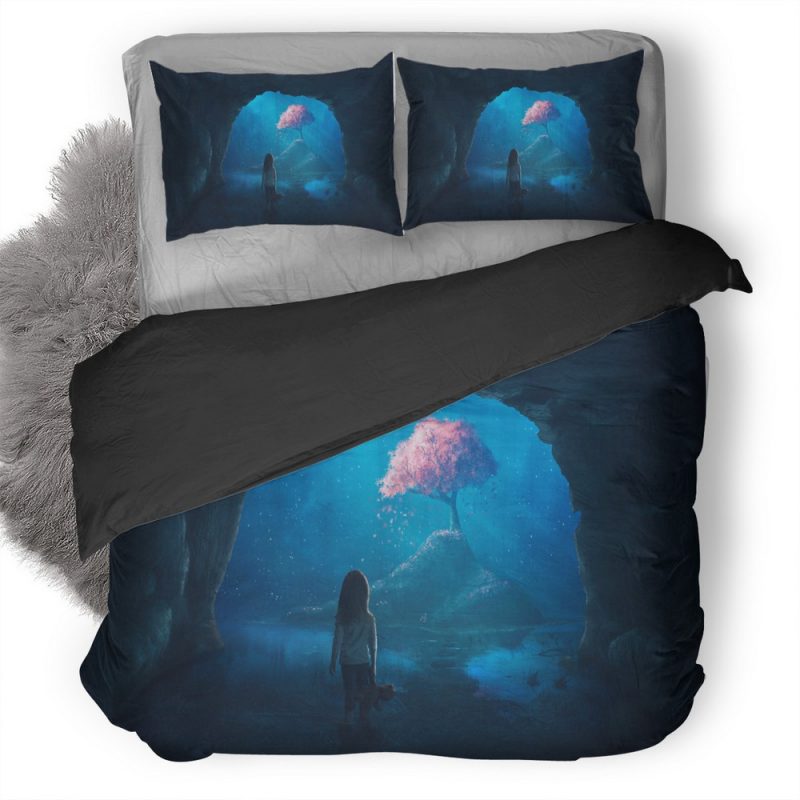 Midnight Exploring Dis Girl Bh Duvet Cover and Pillowcase Set Bedding Set