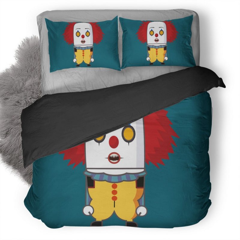 Mime Pennywise Cm Duvet Cover and Pillowcase Set Bedding Set