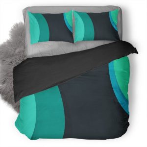 Minimalism Circles Duvet Cover and Pillowcase Set Bedding Set