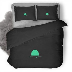 Minimalism Green Sun Qy Duvet Cover and Pillowcase Set Bedding Set