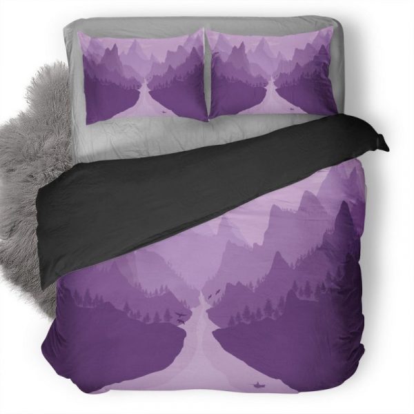 Minimalism Landscape Q3 Duvet Cover and Pillowcase Set Bedding Set