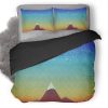 Minimalism Mountain Peak Duvet Cover and Pillowcase Set Bedding Set