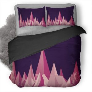 Minimalism Spike Art Duvet Cover and Pillowcase Set Bedding Set