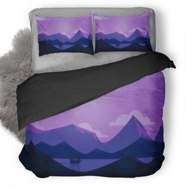 Minimalist Landscape To Duvet Cover and Pillowcase Set Bedding Set