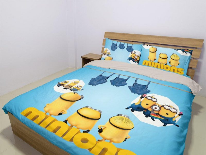 Minions Duvet Cover and Pillowcase Set Bedding Set 1064