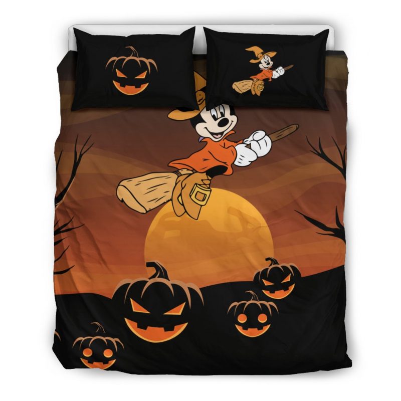 Minnie Halloween Duvet Cover and Pillowcase Set Bedding Set