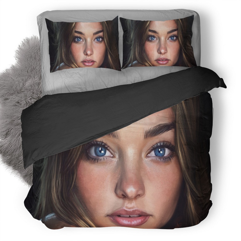 Miranda Kerr Fan Art Hd Duvet Cover and Pillowcase Set Bedding Set