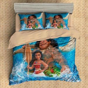 Moana Duvet Cover and Pillowcase Set Bedding Set 575