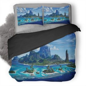 Moana Island Image Duvet Cover and Pillowcase Set Bedding Set