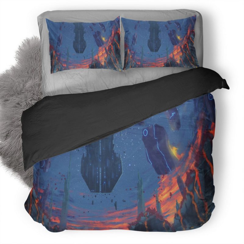 Monolith Terminal 14 Duvet Cover and Pillowcase Set Bedding Set