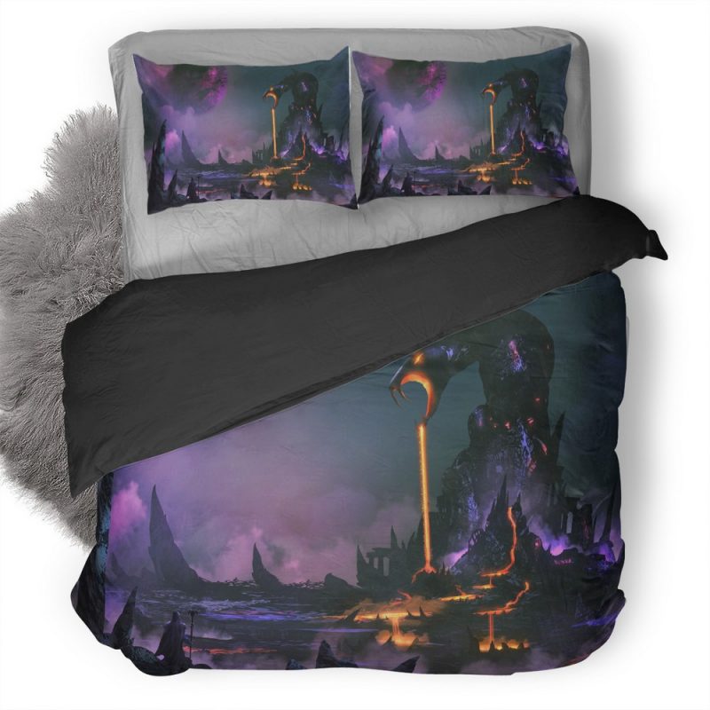 Monster Lava 4O Duvet Cover and Pillowcase Set Bedding Set