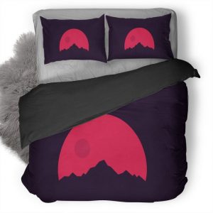 Mountains On Mars F7 Duvet Cover and Pillowcase Set Bedding Set