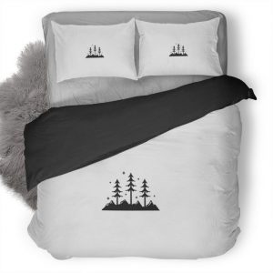 Mountains Trees Minimalism 6X Duvet Cover and Pillowcase Set Bedding Set