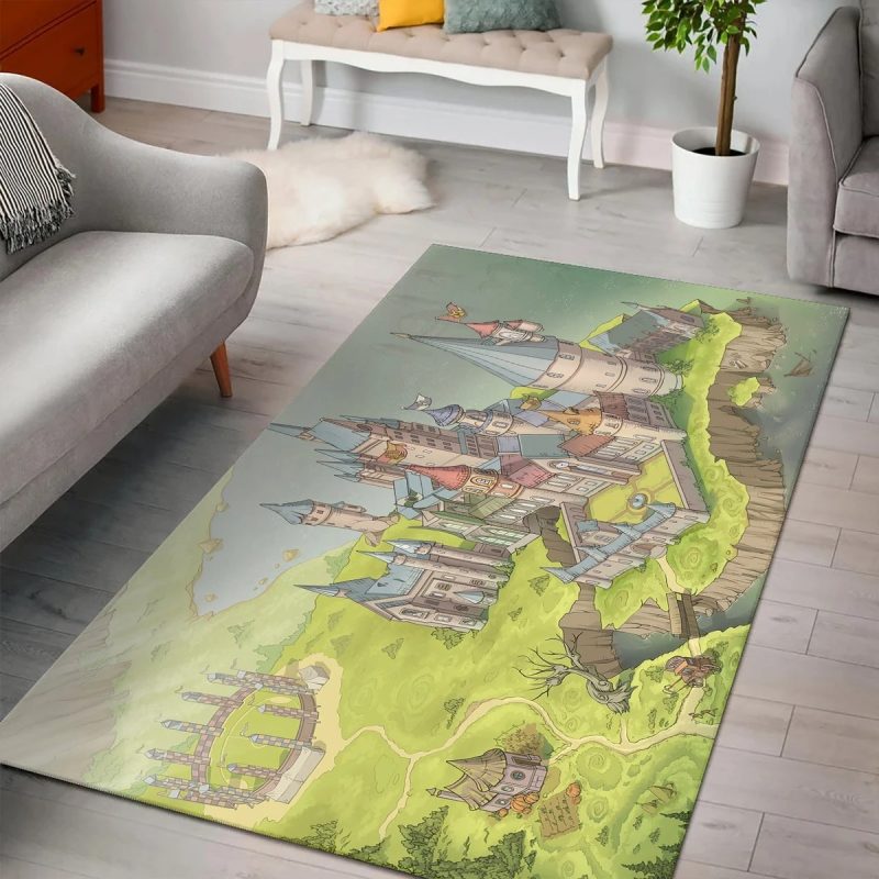 Movie harry potter hogwarts rugs living room carpet