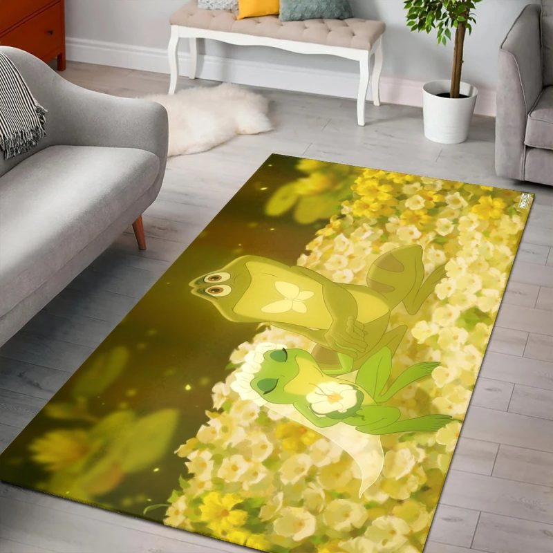 Movie the princess and the frog rug living room carpet