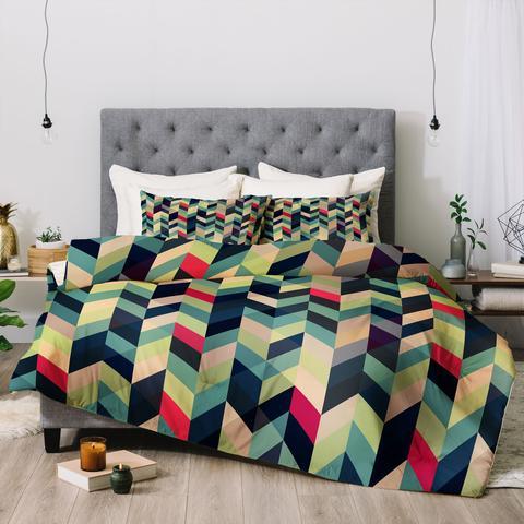 Multicolor Duvet Cover and Pillowcase Set Bedding Set