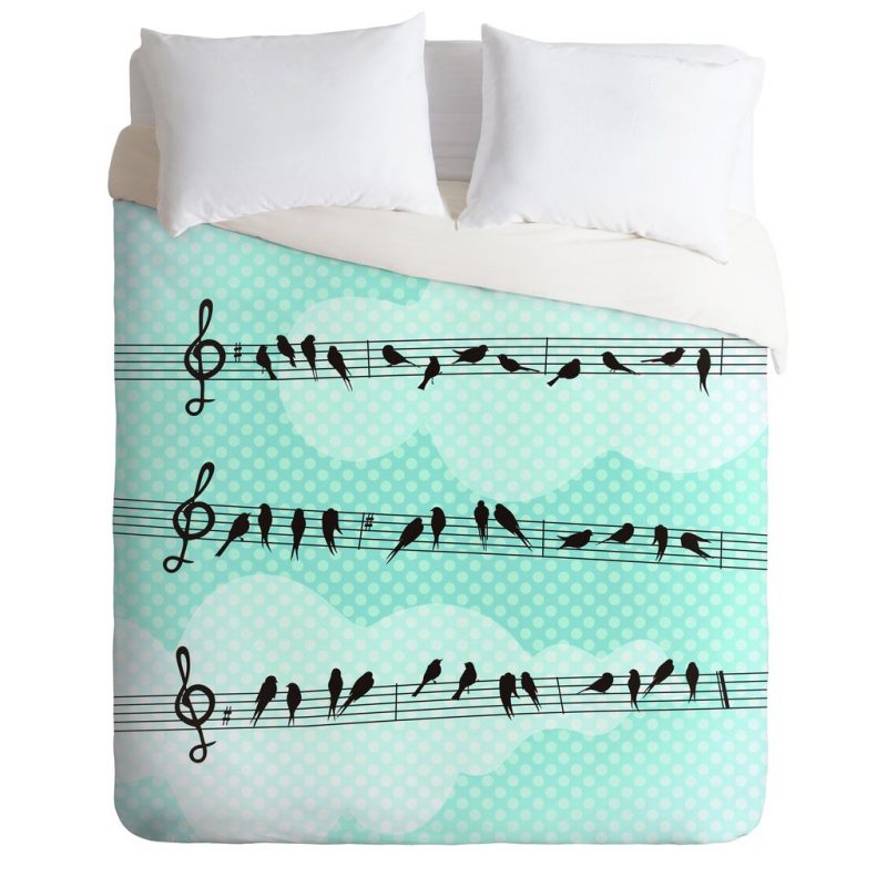 Musical Nature Duvet Cover and Pillowcase Set Bedding Set