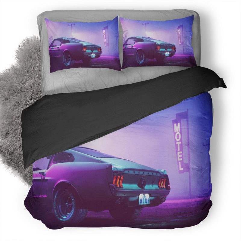 Mustang Scorpion Motel 03 Duvet Cover and Pillowcase Set Bedding Set