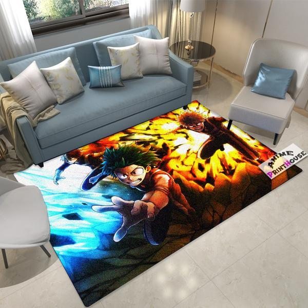 My Heroes Academy Carpet Living Room Rugs