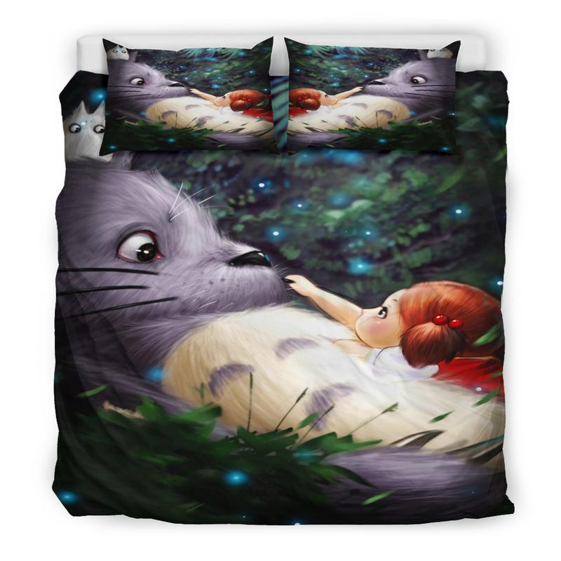 My Neighbor Totoro Duvet Cover and Pillowcase Set Bedding Set 13