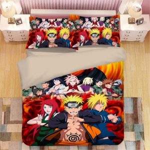 NARUTO Anime 2220 Duvet Cover and Pillowcase Set Bedding Set