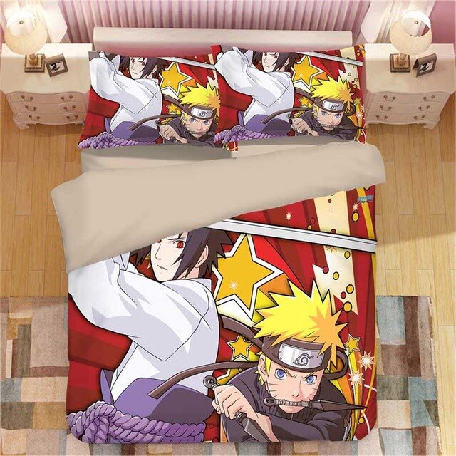 NARUTO Anime 2227 Duvet Cover and Pillowcase Set Bedding Set