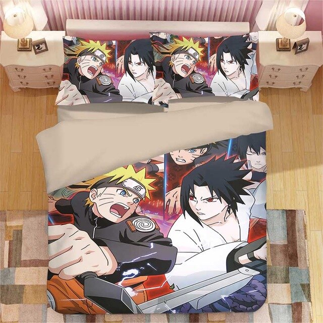 NARUTO Anime 2228 Duvet Cover and Pillowcase Set Bedding Set