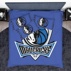 NBA Dallas Mavericks Duvet Cover and Pillowcase Set Bedding Set