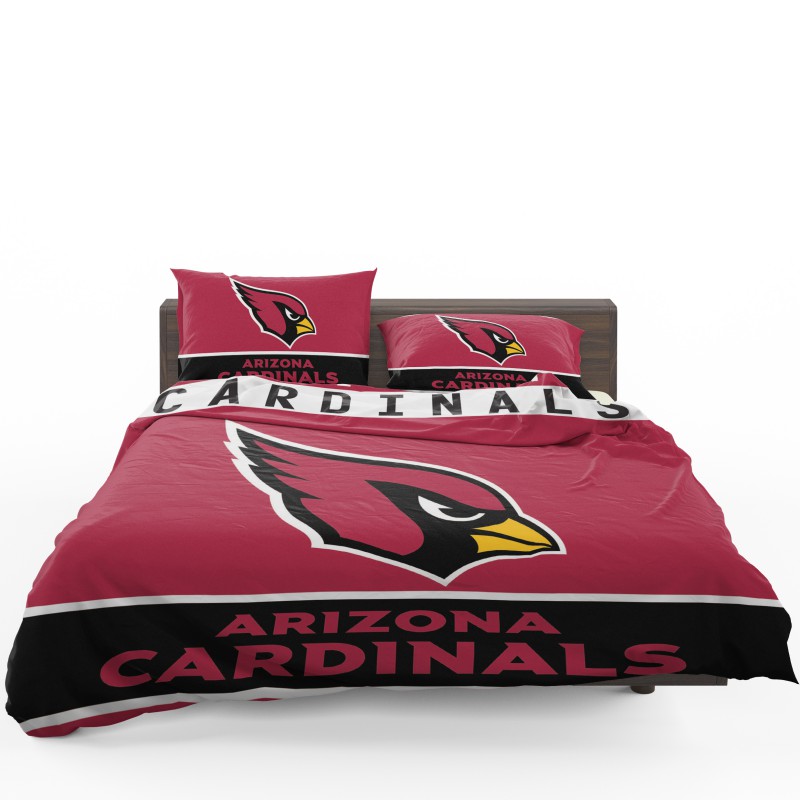 NFL Arizona Cardinals Duvet Cover and Pillowcase Set Bedding Set