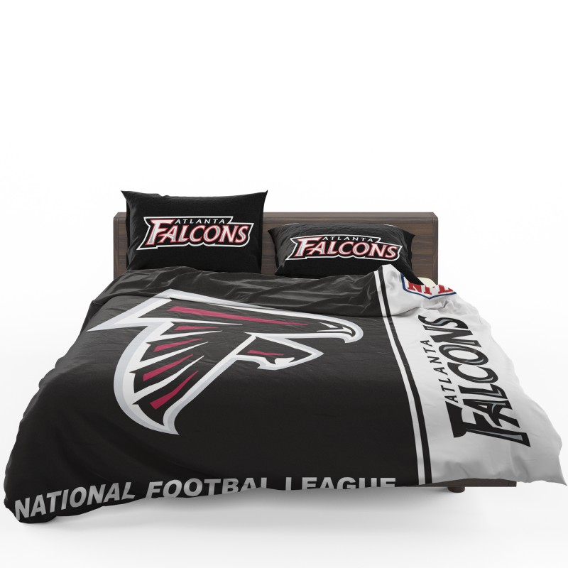 NFL Atlanta Falcons Duvet Cover and Pillowcase Set Bedding Set