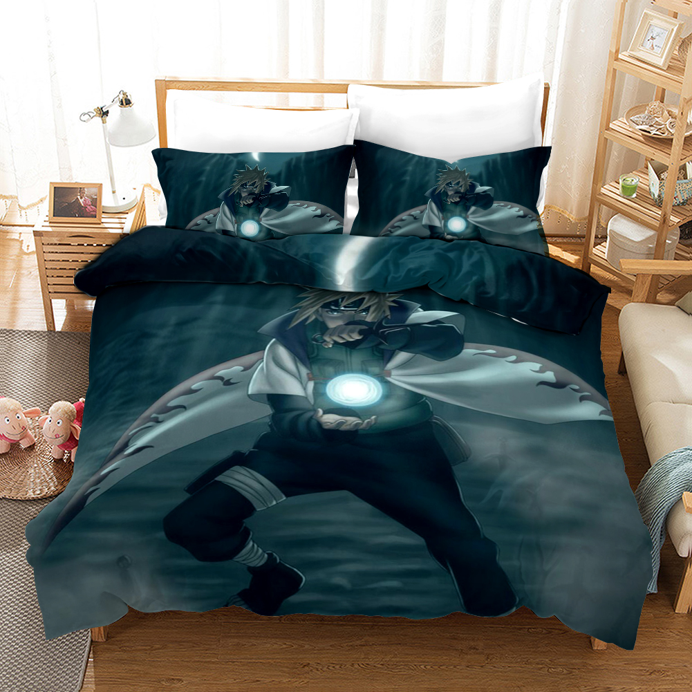 Namikaze Minato Duvet Cover and Pillowcase Set Bedding Set