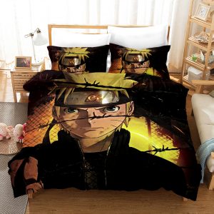 Naruto 2 Duvet Cover and Pillowcase Set Bedding Set