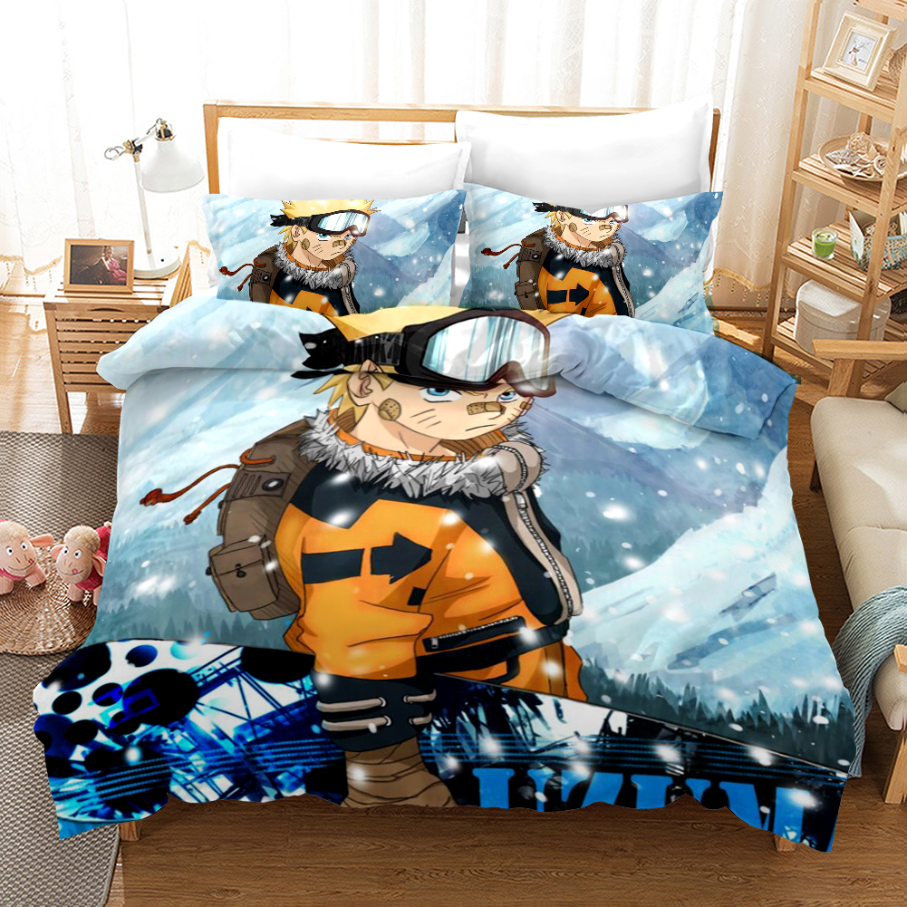 Naruto 8 Duvet Cover and Pillowcase Set Bedding Set