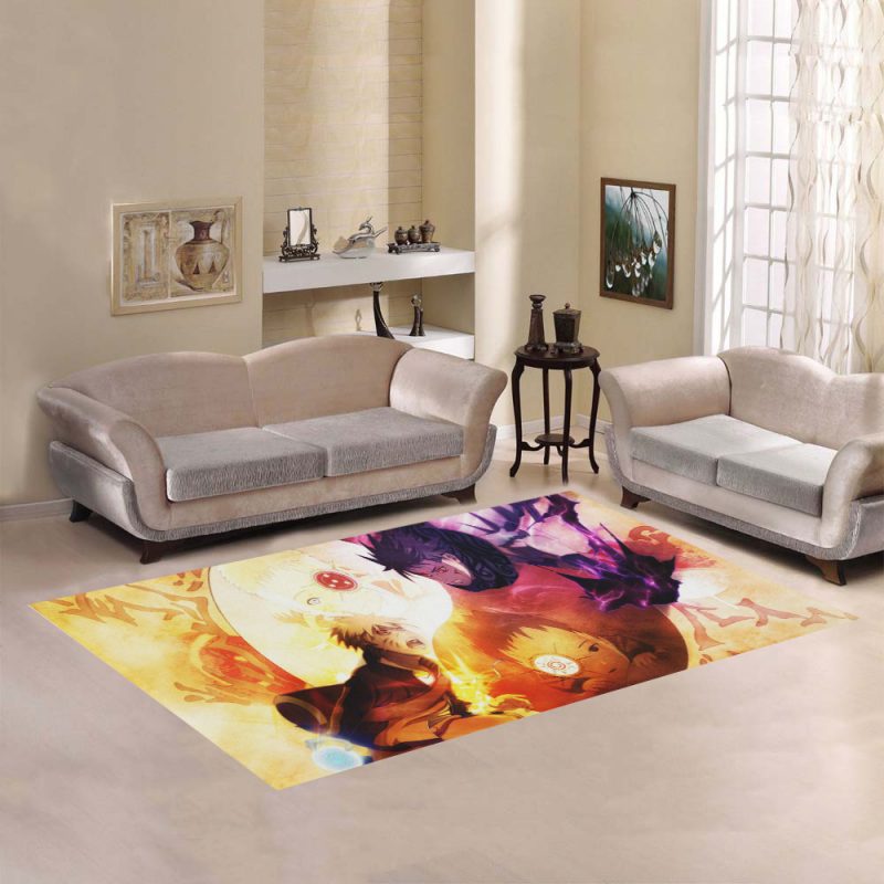 Naruto Anime Programs Living Room Rug Carpet