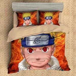 Naruto Duvet Cover and Pillowcase Set Bedding Set 535