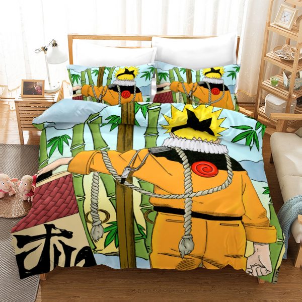 Naruto Duvet Cover and Pillowcase Set Bedding Set 849