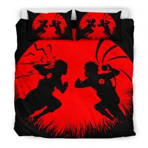 Naruto Vs Sasuke Duvet Cover and Pillowcase Set Bedding Set 29