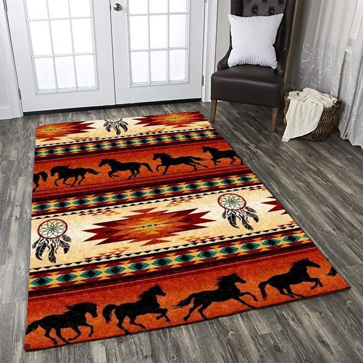 Native American Horse Carpet Living Room Rugs 1