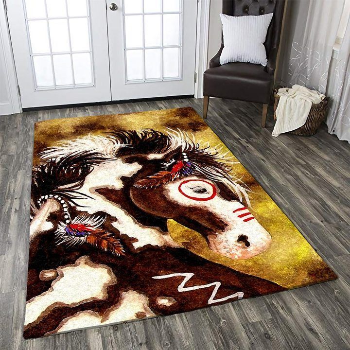 Native American Horse Carpet Living Room Rugs