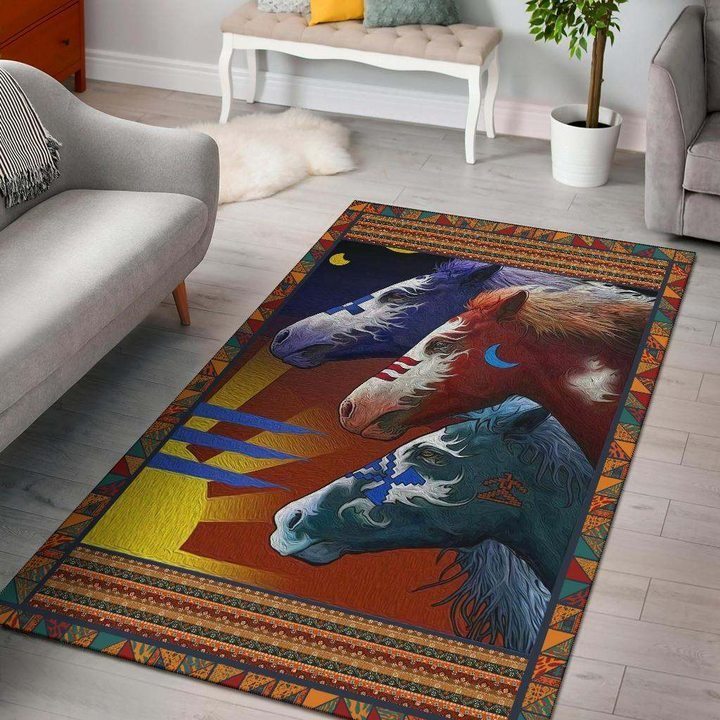 Native Horse Carpet Living Room Rugs